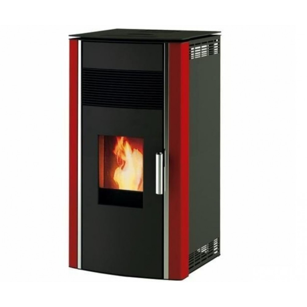 Pilleovn Alfa Plam Luca Red, 8kW | Direkte pilleovne | Pilleovne |