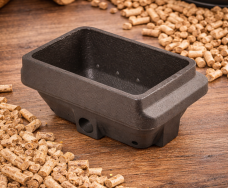 Brændergryde til pilleovn