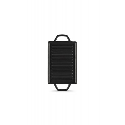Mini støbejerns grillplade Hosse, 15.5x22.5cm - Støbejernsplade