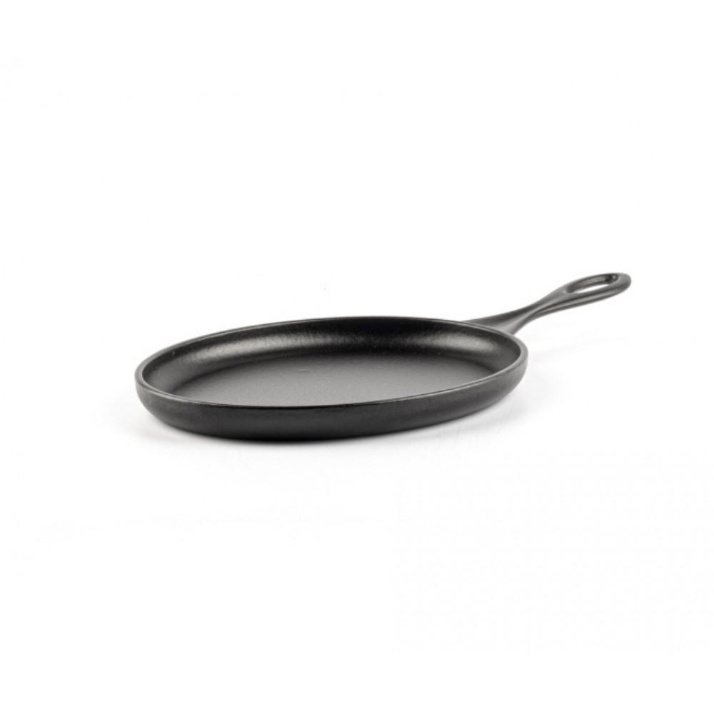 Støbejernspande oval Hosse, 18x25cm