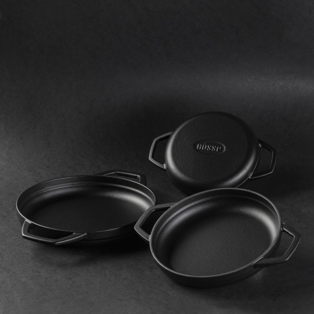 Støbejernssæt af 2 dele Hosse, Black Onyx | Støbejernssæt |  |