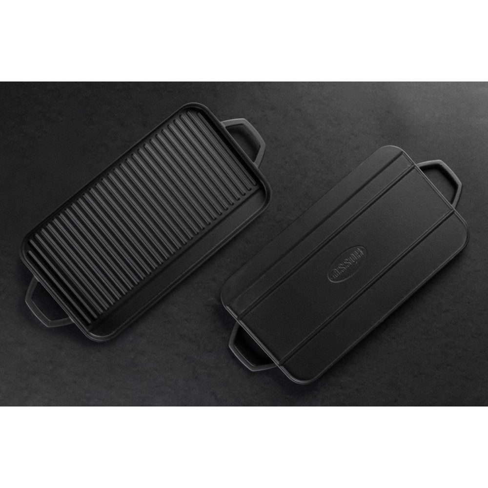 Stor støbejerns grillplade Hosse, 25x44cm | Alle produkter |  |