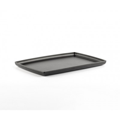 Rektangulær serveringsplade i støbejern Hosse, 21x31cm - Støbejernsplade