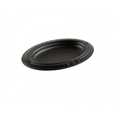 Støbejerns bageform Hosse oval, 25x33cm - Støbejernsplade