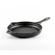 Emaljeret støbejernspande til grill Hosse, Black Onyx, Ф24cm | Støbejernspande til grill | Støbejernspande |