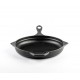 Emaljeret støbejernspande til grill Hosse, Black Onyx, Ф28cm | Støbejernspande til grill | Støbejernspande |