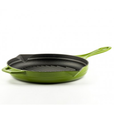 Emaljeret støbejernspande til grill Hosse, Bamboo, Ф28cm - Produktsammenligning