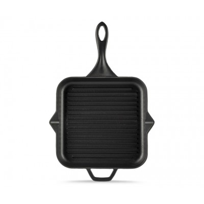 Emaljeret støbejernspande til grill Hosse, Black Onyx, 28x28cm - Produktsammenligning
