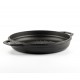 Emaljeret støbejernspande til grill  Hosse, Black Onyx, Ф22cm | Flad støbejernspande | Støbejernspande |