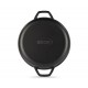 Emaljeret støbejernspande til grill  Hosse, Black Onyx, Ф22cm | Flad støbejernspande | Støbejernspande |