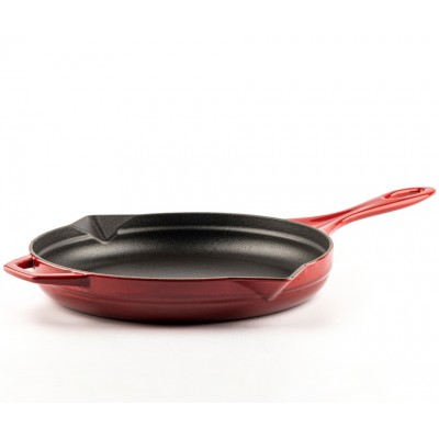 Emaljeret støbejernspande Hosse, Rubin, Ф28cm - Produktsammenligning