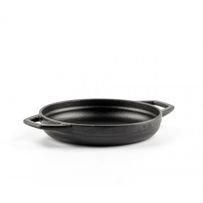 Emaljeret støbejernspande med to håndtag Hosse, Black Onyx, Ф16cm - Produktsammenligning