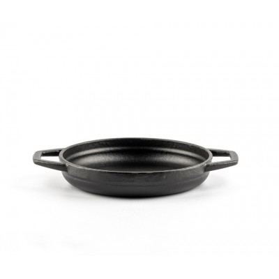 Emaljeret støbejernspande med to håndtag Hosse, Black Onyx, Ф16cm - Produktsammenligning
