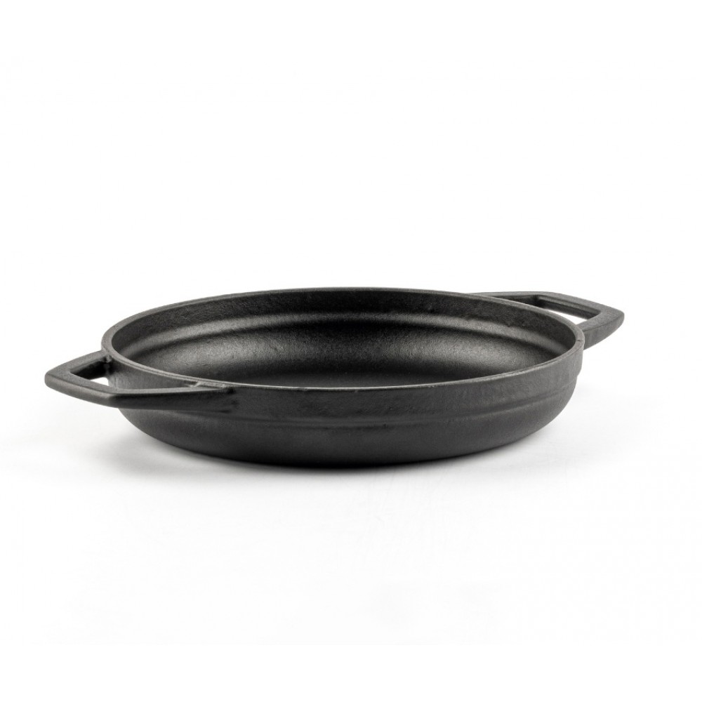 Emaljeret støbejernspande med to håndtag Hosse, Black Onyx, Ф19cm