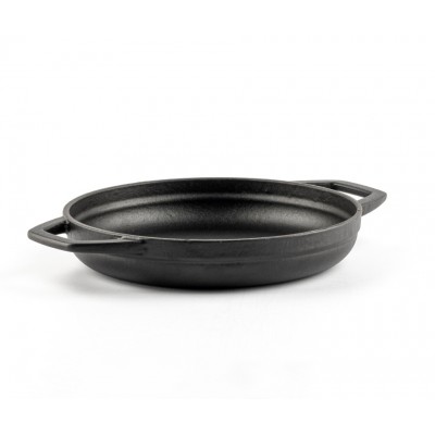 Emaljeret støbejernspande med to håndtag Hosse, Black Onyx, Ф19cm - Produktsammenligning