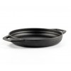 Emaljeret støbejernspande med to håndtag Solagio, Black Onyx, Ф22cm