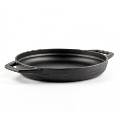 Emaljeret støbejernspande med to håndtag Hosse, Black Onyx, Ф22cm - Produktsammenligning