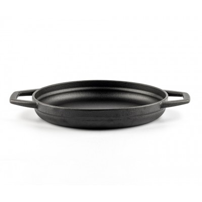 Emaljeret støbejernspande med to håndtag Hosse, Black Onyx, Ф22cm - Produktsammenligning