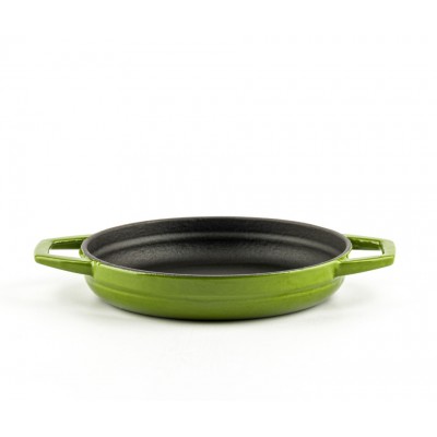 Emaljeret støbejernspande med to håndtag Hosse, Bamboo, Ф16cm - Produktsammenligning
