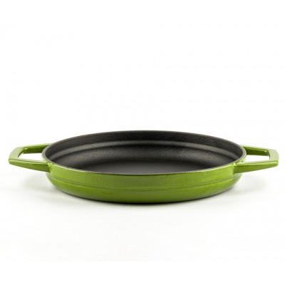 Emaljeret støbejernspande med to håndtag Hosse, Bamboo, Ф22cm - Produktsammenligning