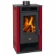 Brændeovn Prity K2 GT Rød, 8.1 kW | Brændeovne |  |