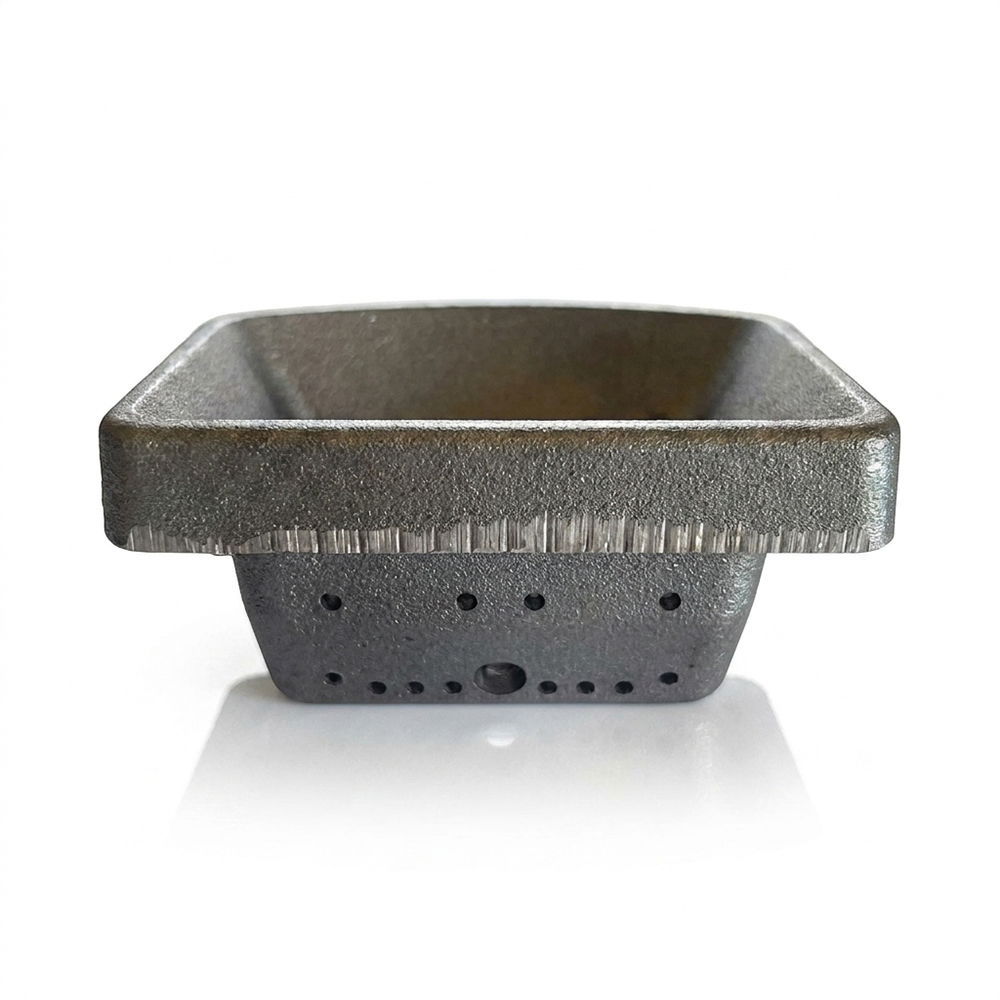 Støbejern Brændergryde til pilleovn Ecoteck, Ravelli og andre, 143x106mm |  |  |