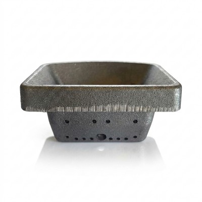Støbejern Brændergryde til pilleovn Ecoteck, Ravelli og andre, 143x106mm - Reservedele til Pilleovn
