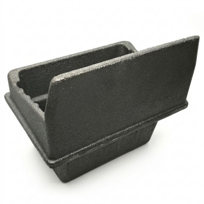 Støbejern Brændergryde til pilleovn, 106x61mm - Reservedele til Pilleovn