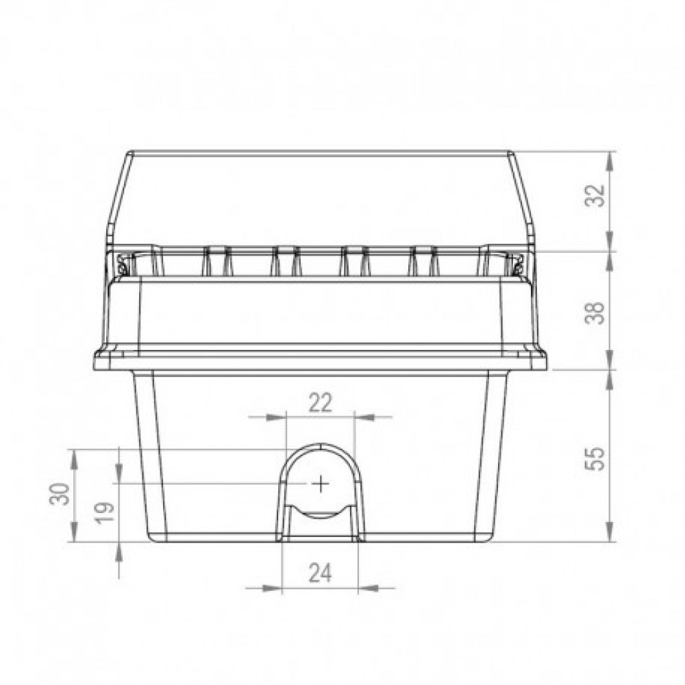 Støbejern Brændergryde til pilleovn, 106x61mm |  |  |