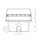 Støbejern Brændergryde til pilleovn, 106x61mm |  |  |