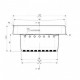 Støbejern Brændergryde til pilleovn Ecoteck, Ravelli og andre, 143x106mm |  |  |