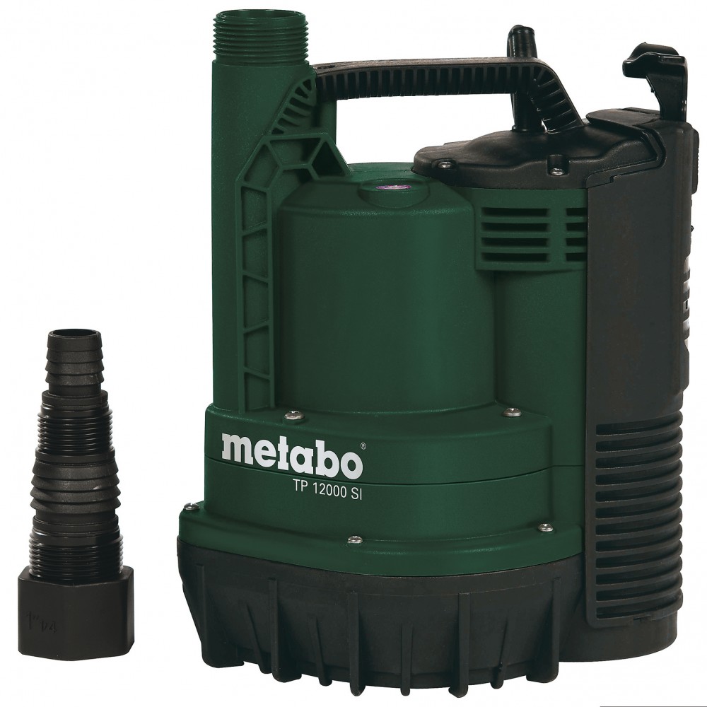 Dykpumpe til rent vand Metabo TP 12000 SI, effekt 600 W, flow 11.700 l/t, løftehøjde 9 m | Vandpumpe | Centralvarme |