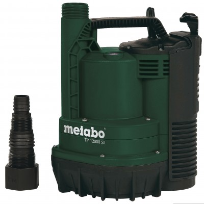 Dykpumpe til rent vand Metabo TP 12000 SI, effekt 600 W, flow 11.700 l/t, løftehøjde 9 m - Centralvarme