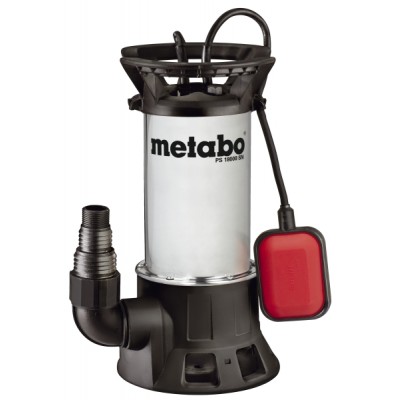 Afløbspumpe med flyder til rent og snavset vand METABO PS 18000 SN, effekt 1100 W, flow 19.000 l/t - Centralvarme