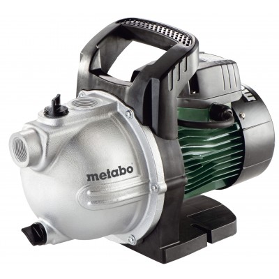Vandpumpe til haven til rent vand Metabo P 2000 G, 1", effekt 450 W, flow 2000 l/t, løftehøjde 30 m - Centralvarme