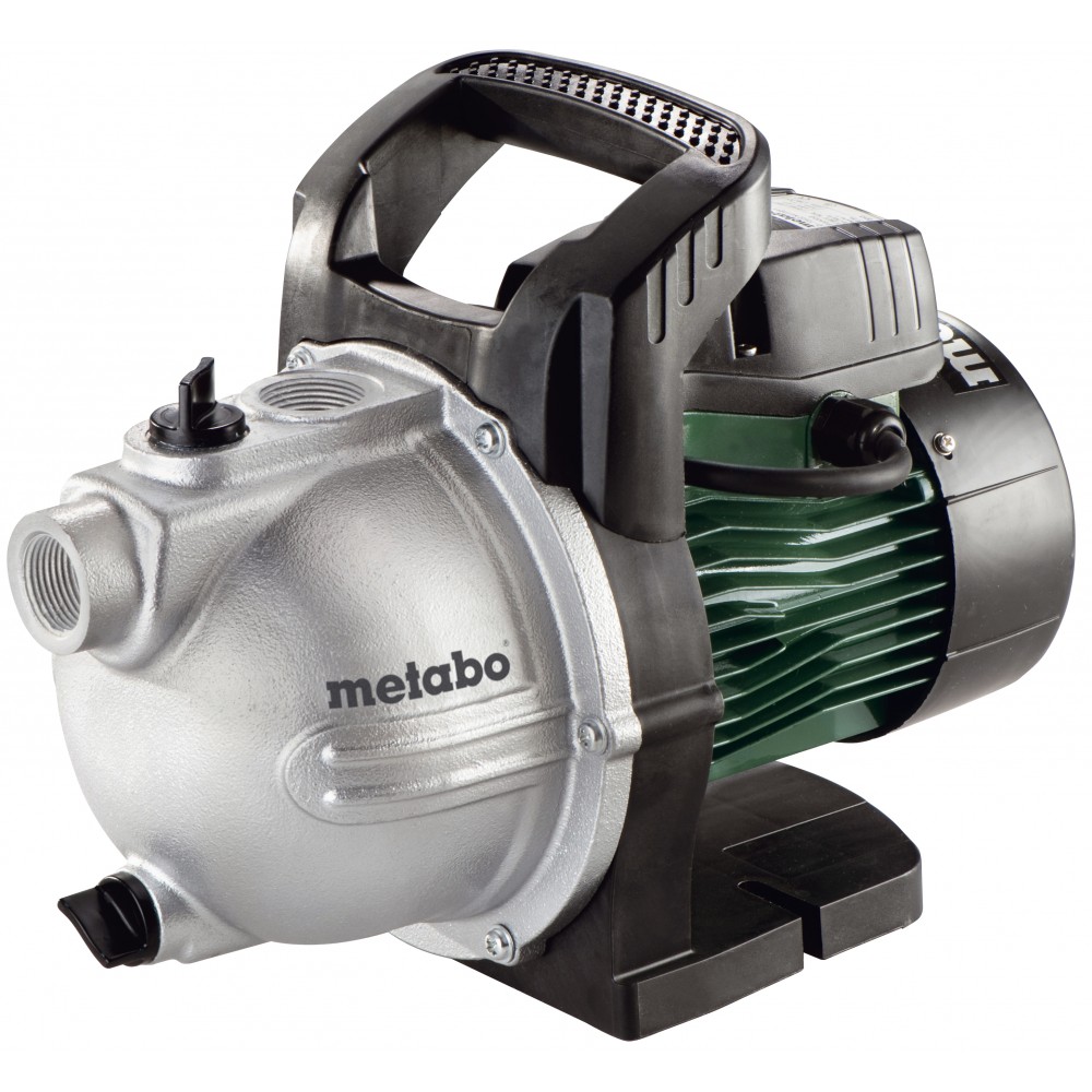 Enfaset vandpumpe til haven til rent vand Metabo P 4000 G, effekt 1100 W, flow 4000 l/t, løftehøjde 46 m