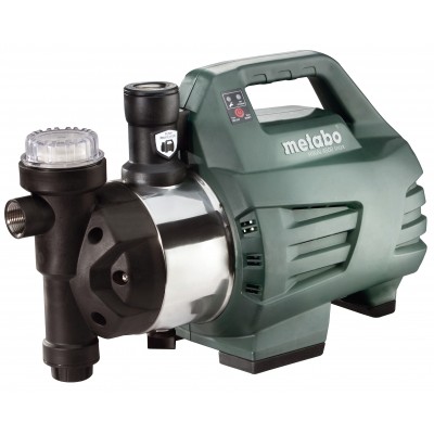 Hydrofor med elektronisk trykafbryder METABO HWAI 4500 INOX, effekt 1300 W, tryk 4,8 bar - Centralvarme