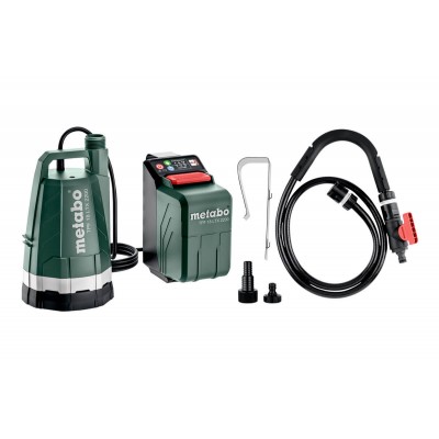 Batteridrevet universalpumpe METABO TPF 18 LTX 2200 SOLO, 1", 18V, flow 2200 l/t, tryk 2,2 bar - Centralvarme