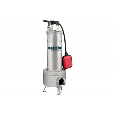 Enfaset afløbspumpe til stærkt forurenet vand Metabo SP 28-50 S Inox, 2", effekt 1470 W, flow 28.000 l/t, løftehøjde 7 m - Centralvarme