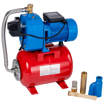 Ejektor-hydroforpumpe Gmax AUTOJET DP505 – flow 1,8 m³/t, effekt 1,1 kW, løftehøjde 80 m - Produktsammenligning