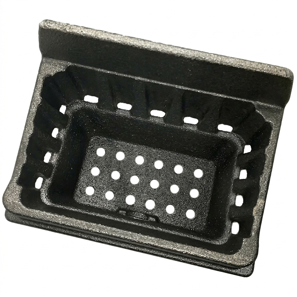 Støbejern Brændergryde til pilleovn, 106x61mm |  |  |