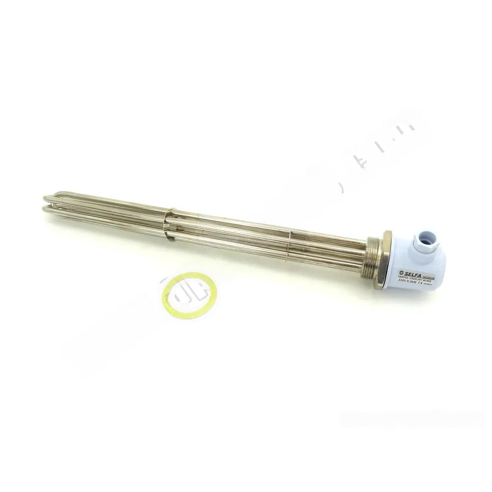 Varmelegeme til el-kedel - 6000W, gevind 1 1/2'', med segl | Varmelegemer til vandvarmer |  |