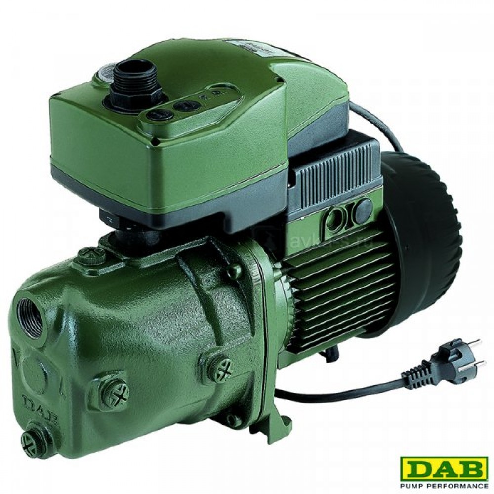 Hydrofor med elektronisk trykafbryder DAB ACTIVE J 82 M, løftehøjde 47 m, flow 3,6 m³/t, effekt 850 W | Hydrofor | Vandpumpe |