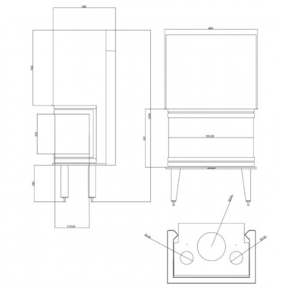 Pejs Balkan Energy ATS AIR PANORAMA 800, 16.04kW | Pejseindsats | Pejse |