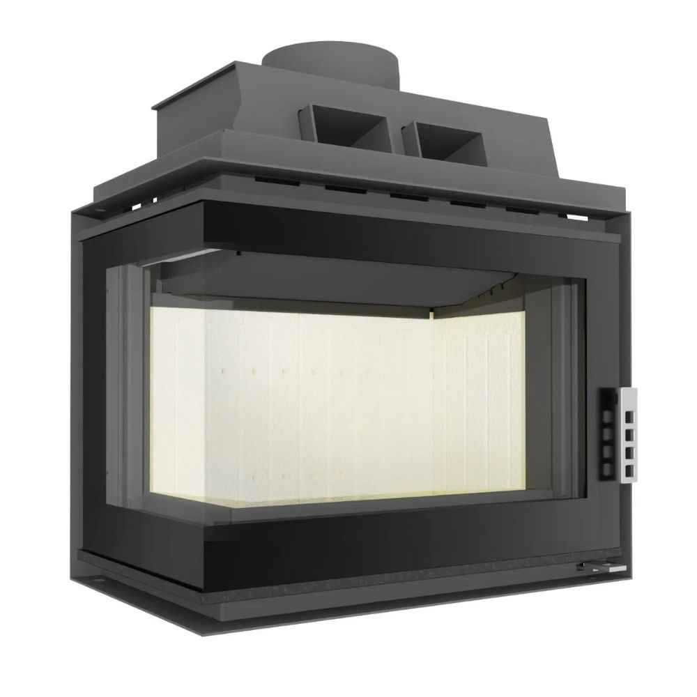 Pejs UNIFLAM 600 DURO S med lufttilførsel, venstre side, 11kW | Pejseindsats | Pejse |