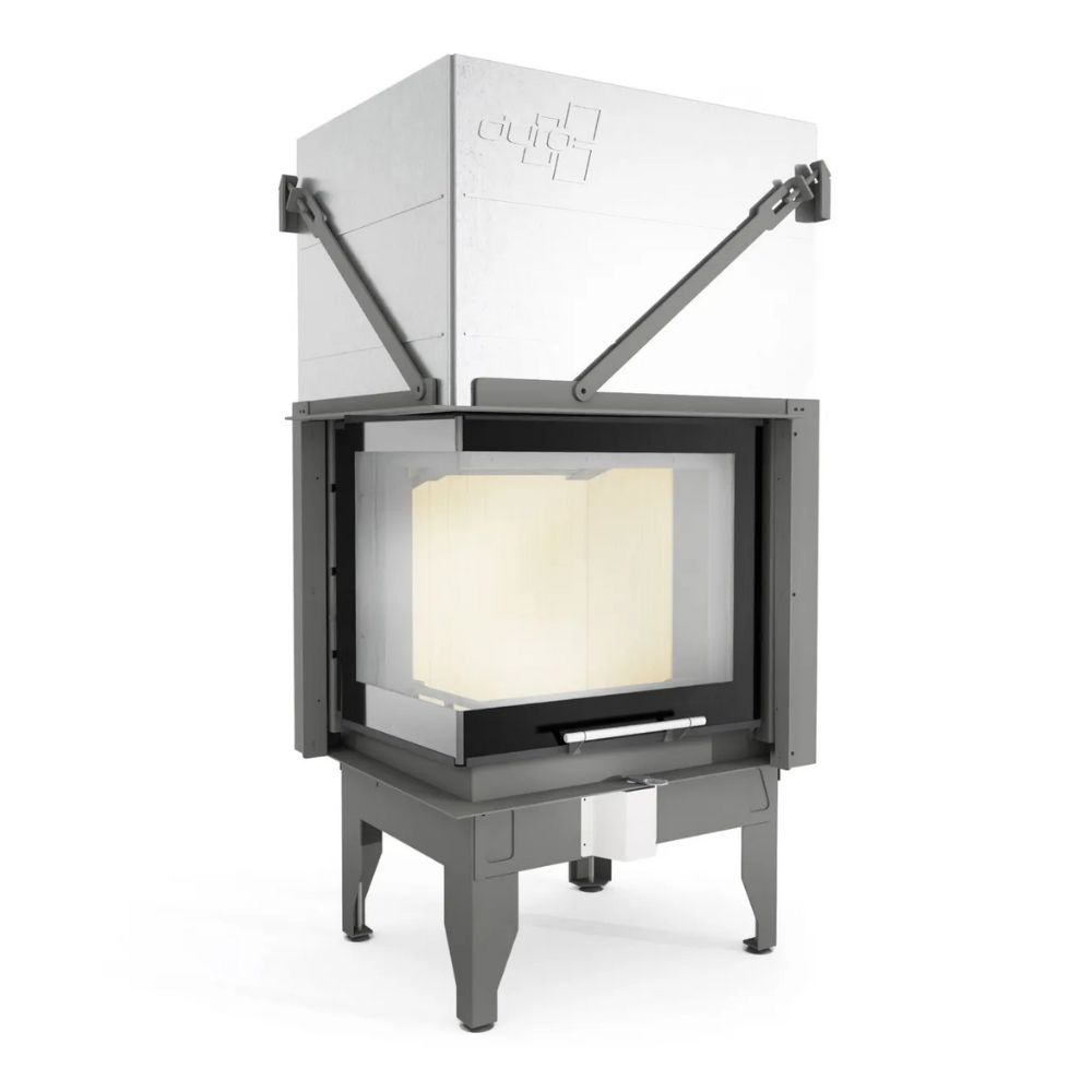 Pejs UNIFLAM 660 DURO med luftkanaler og lufttilførsel, venstre side, 10,25 kW | Pejseindsats | Pejse |