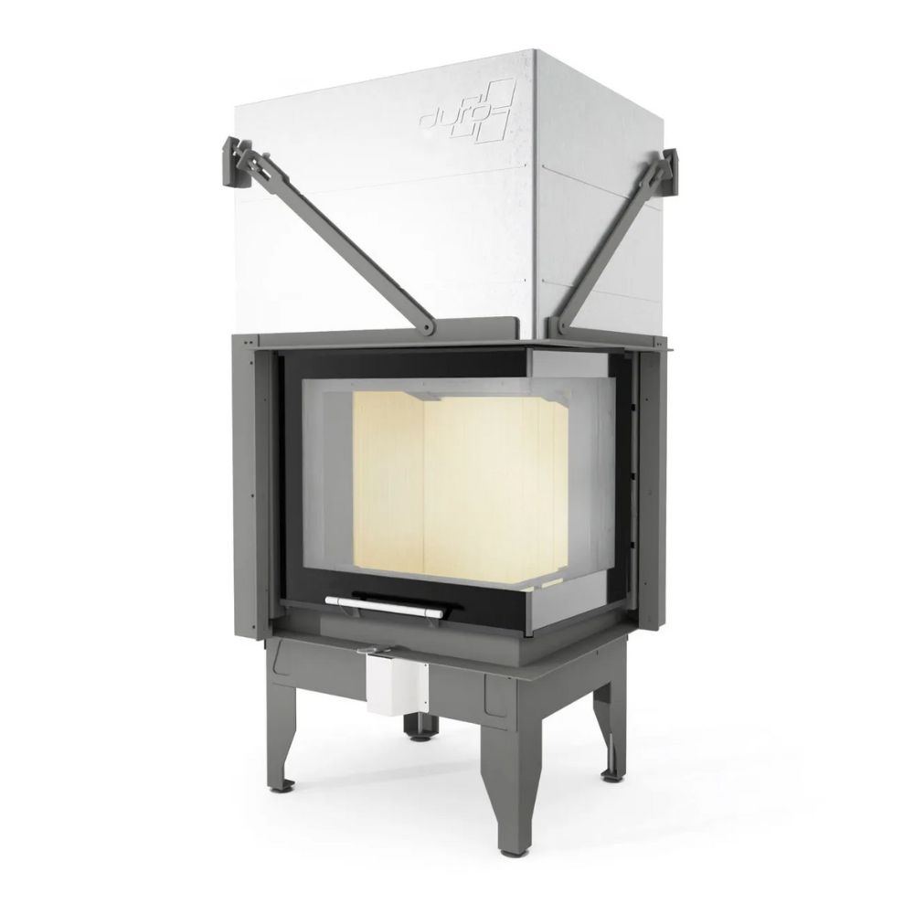 Pejs UNIFLAM 660 DURO med luftkanaler og lufttilførsel, højre side, 10,25 kW | Pejseindsats | Pejse |