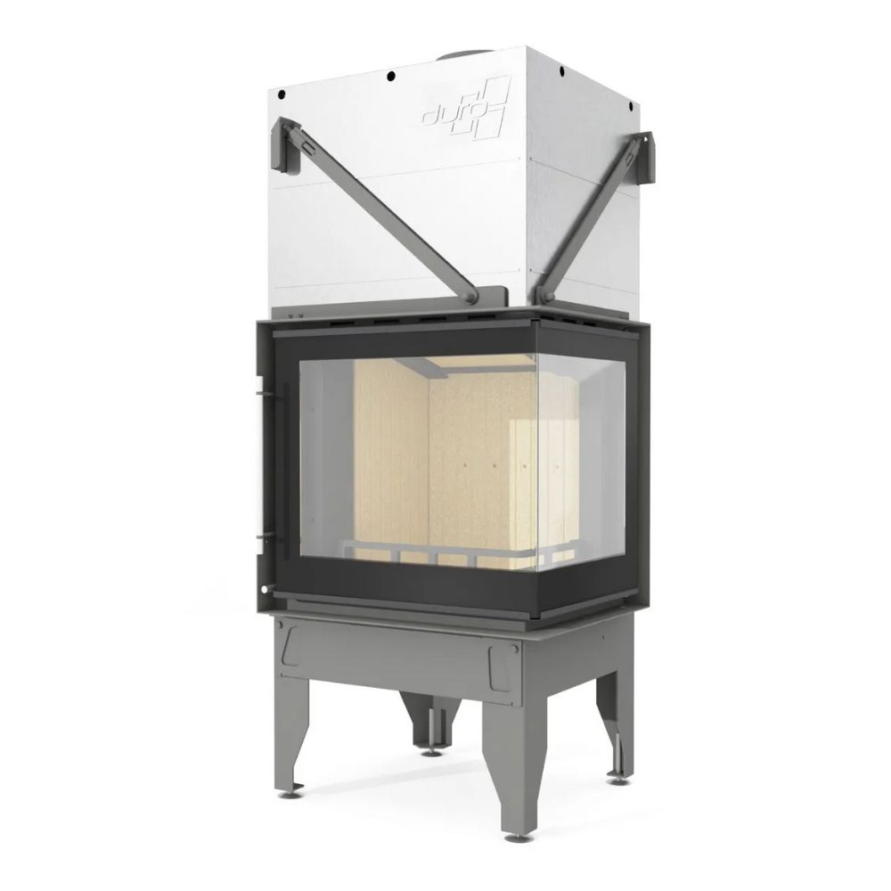 Pejs UNIFLAM 660 DURO med luftkanaler og lufttilførsel, højre side, 10 kW | Pejseindsats | Pejse |