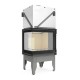 Pejs UNIFLAM 660 DURO med luftkanaler og lufttilførsel, venstre side, 10 kW | Pejseindsats | Pejse |
