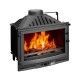 Pejs UNIFLAM 700 SELENIC ECO med spjæld og lufttilførsel, 10kW | Pejseindsats | Pejse |